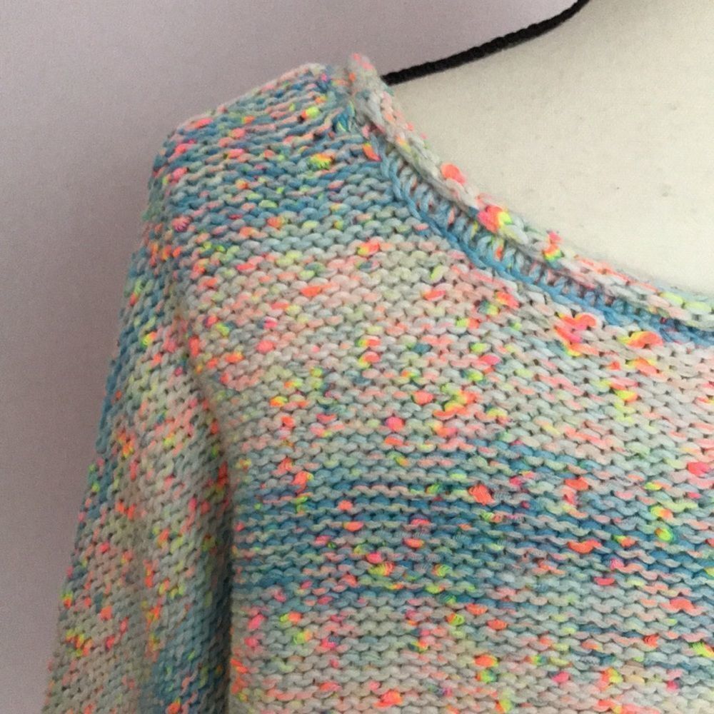 Anthropologie Palm Tree Boat Neck Sweater size S - Picture 11 of 16